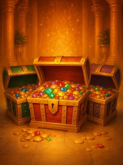 3 Golden Chests